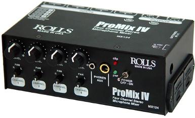 Rolls Mx-124 พร้อม PHANTOM 18 โวลต์ เสียงสะอาด *ราคารวมภาษี